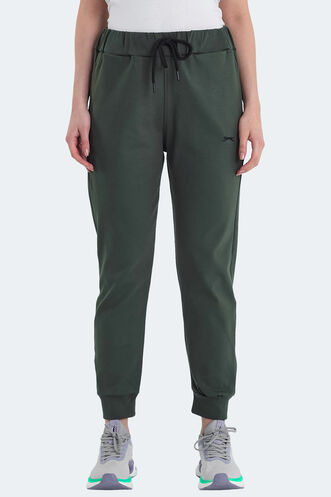 Slazenger VETERAN RBN Women's Tracksuit Bottom Khaki - Thumbnail