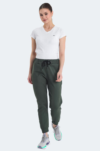 Slazenger VETERAN RBN Women's Tracksuit Bottom Khaki - Thumbnail