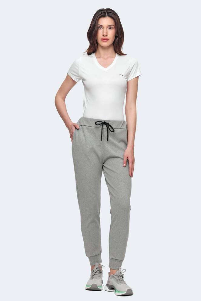 Slazenger VETERAN RBN Women's Tracksuit Bottom Light Grey