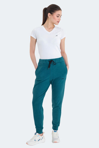 Slazenger VETERAN RBN Women's Tracksuit Bottom Petrol - Thumbnail