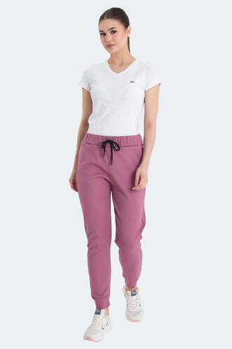 Slazenger VETERAN RBN Women's Tracksuit Bottom Pink - Thumbnail