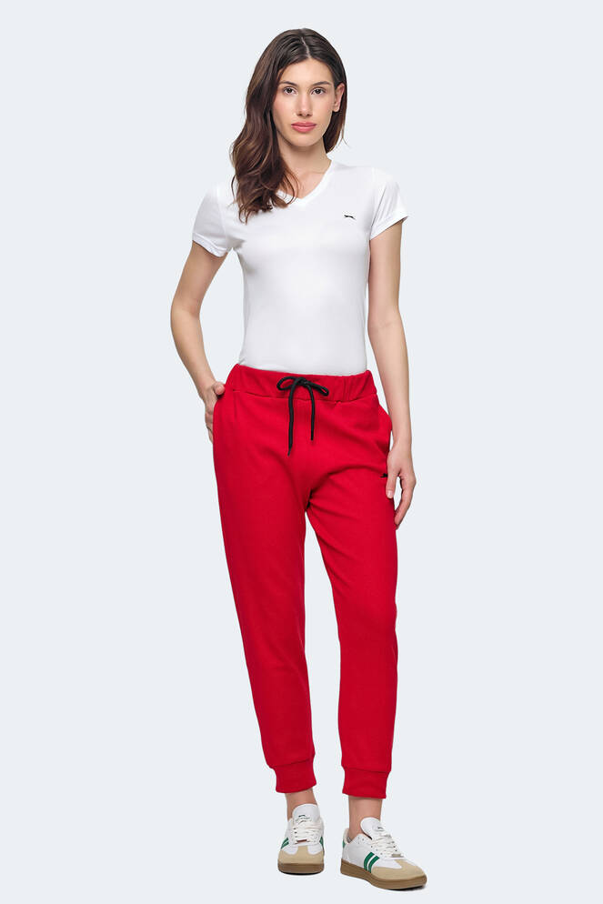 Slazenger VETERAN RBN Women's Tracksuit Bottom Red