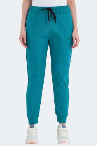 Slazenger VETERAN RBN Women's Tracksuit Bottom Turquoise - Thumbnail