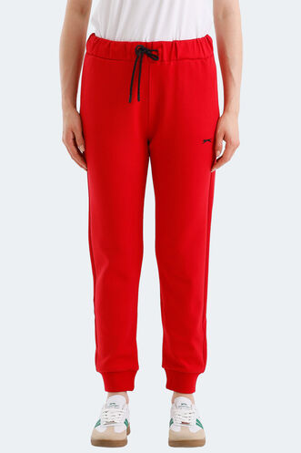 Slazenger VETERAN Women's Sweatpants Red - Thumbnail