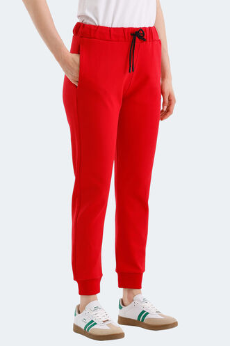 Slazenger VETERAN Women's Sweatpants Red - Thumbnail