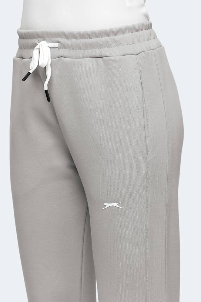 Slazenger VEVA IN Kadın Cepli Gri Eşofman Altı