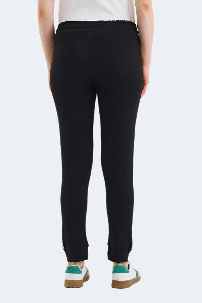 Slazenger VEVA IN Kadın Cepli Siyah Eşofman Altı