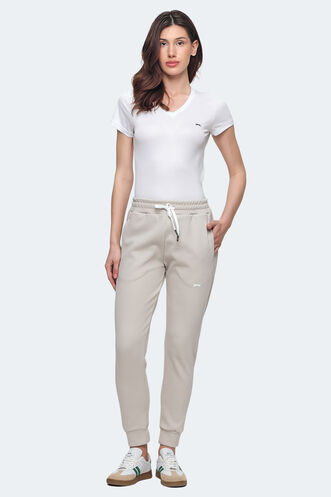 Slazenger VEVA Kadın Eşofman Altı Taş Gri - Thumbnail