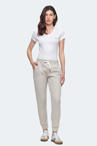 Slazenger VEVA Kadın Eşofman Altı Taş Gri - Thumbnail