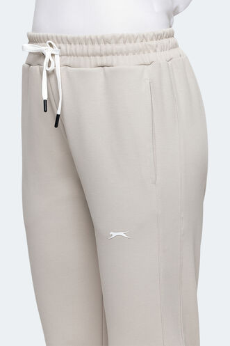 Slazenger VEVA Women's Tracksuit Bottom Stone Grey - Thumbnail