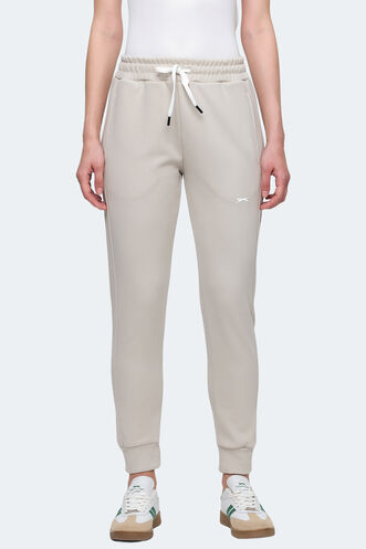 Slazenger VEVA Women's Tracksuit Bottom Stone Grey - Thumbnail