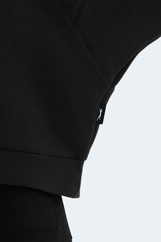 Slazenger VIA Women's Sweatshirt Black - Thumbnail