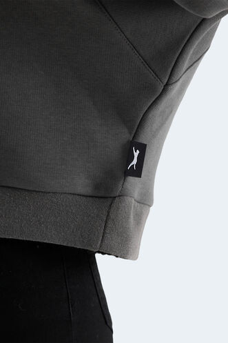 Slazenger VIA Women's Sweatshirt Dark Grey - Thumbnail