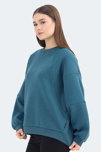Slazenger - Slazenger VIA Women's Sweatshirt Petrol