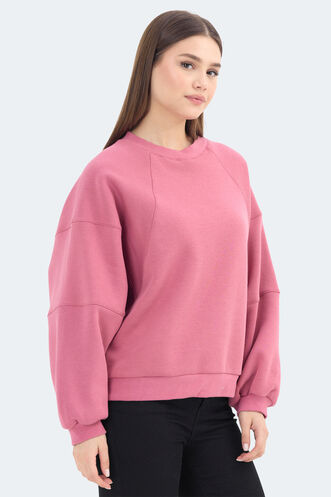 Slazenger VIA Women's Sweatshirt Rose - Thumbnail