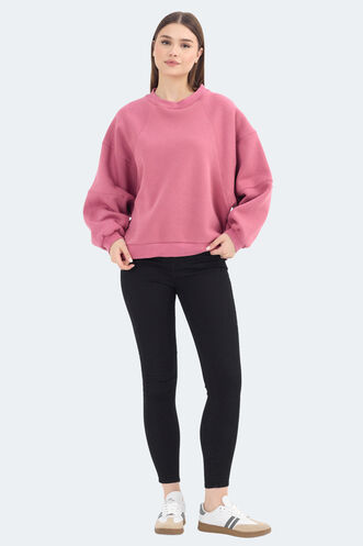 Slazenger VIA Women's Sweatshirt Rose - Thumbnail