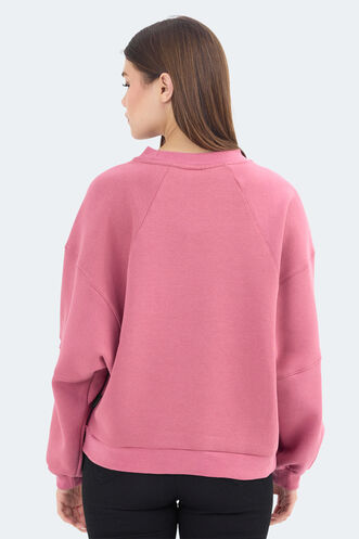 Slazenger VIA Women's Sweatshirt Rose - Thumbnail