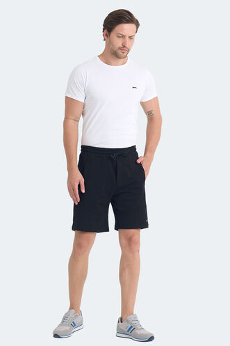 Slazenger VICENTE Erkek Cepli Siyah Şort - Thumbnail