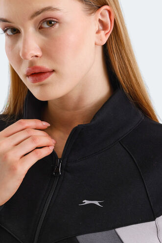 Slazenger VICTORY Women's Sweatshirt Black - Thumbnail