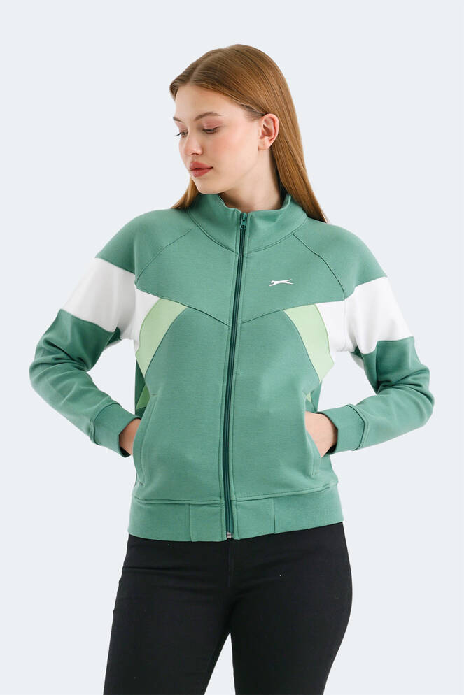 Slazenger VICTORY Women's Sweatshirt Green