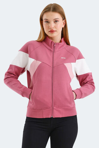 Slazenger VICTORY Women's Sweatshirt Rose - Thumbnail