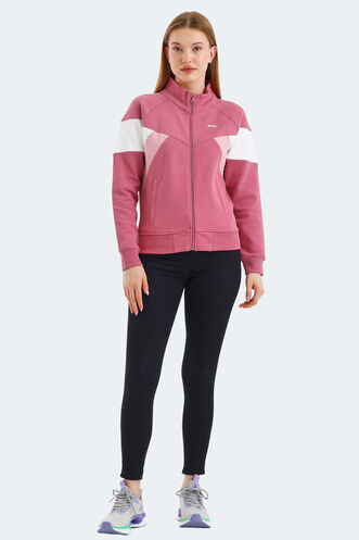 Slazenger VICTORY Women's Sweatshirt Rose - Thumbnail