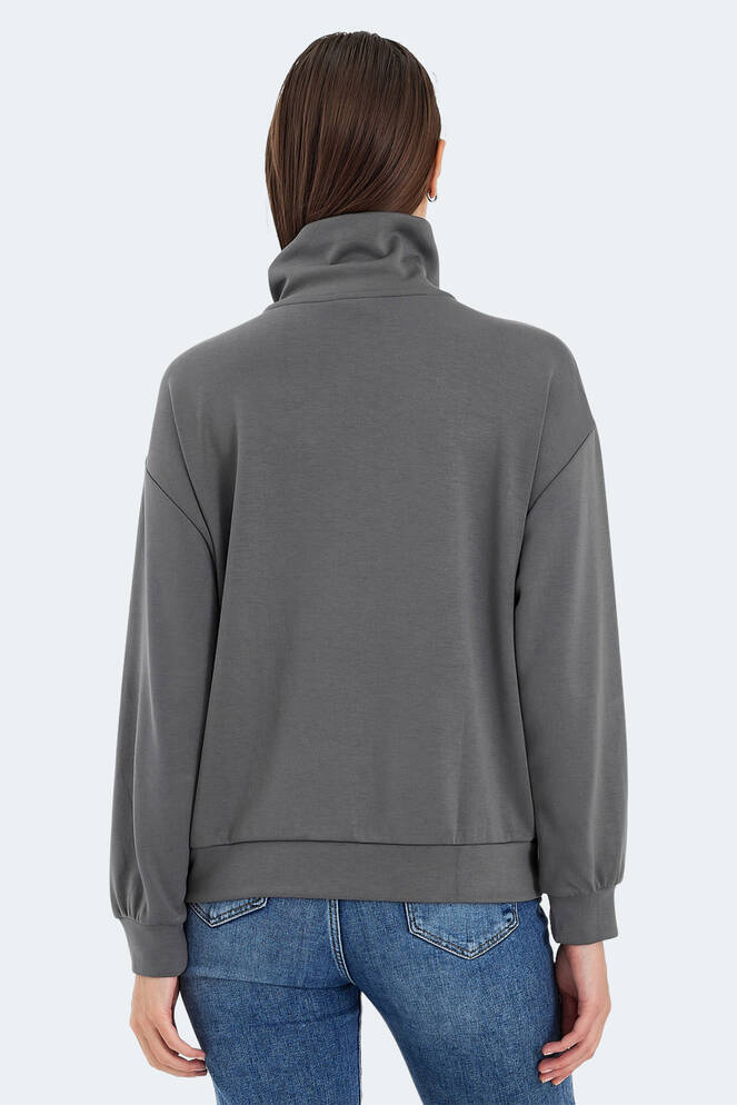 Slazenger VIDAL Kadın Sweatshirt Koyu Gri
