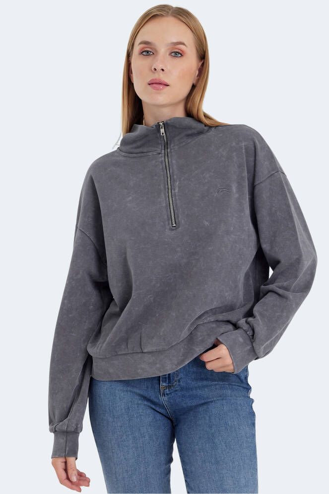 Slazenger VIEWER Women's Sweatshirt Dark Grey