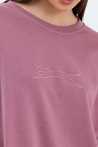 Slazenger VIKENTI SW Kadın Sweatshirt Gül - Thumbnail