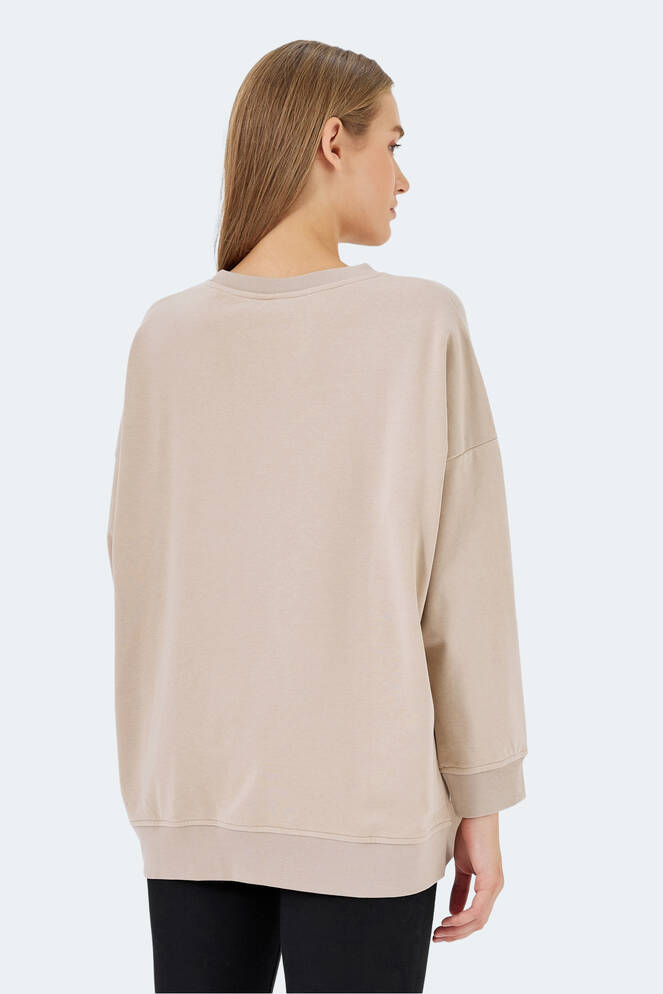 Slazenger VIKENTI SW Women's Sweatshirt Beige