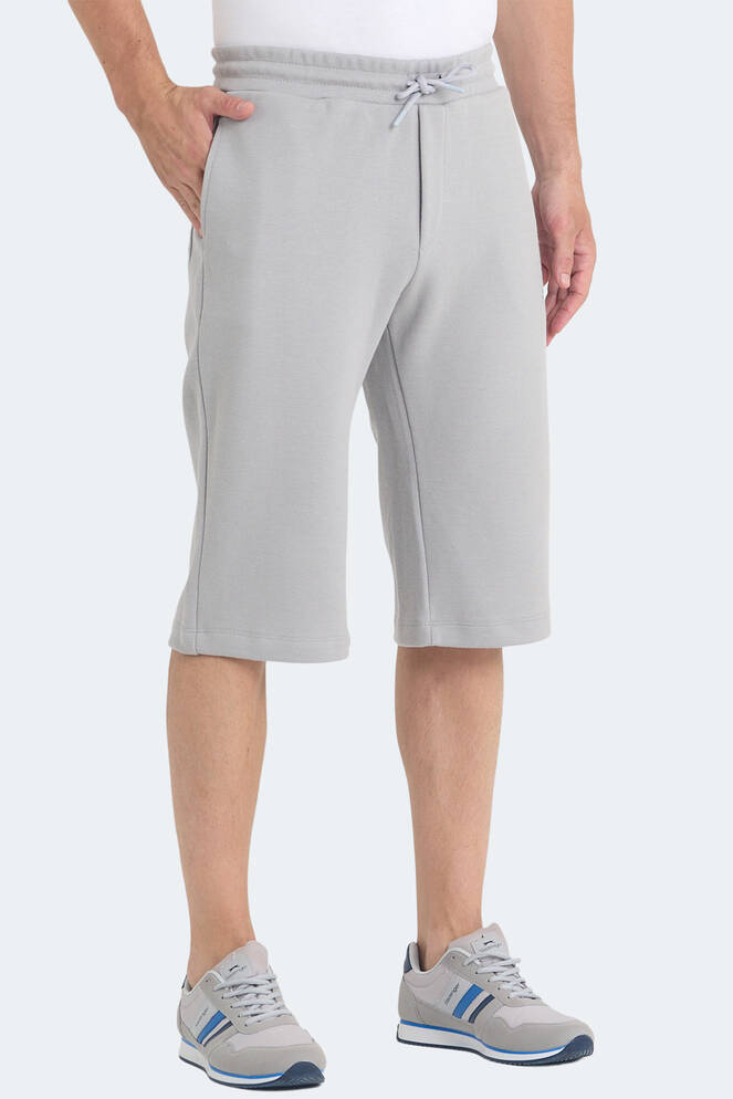 Slazenger VILJA I Erkek Cepli Kapri Gri Şort
