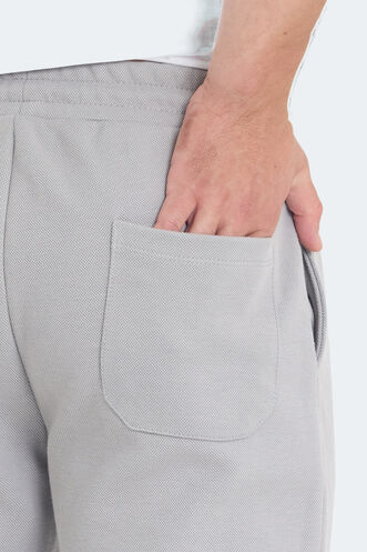 Slazenger VILJA Erkek Şort Gri - Thumbnail