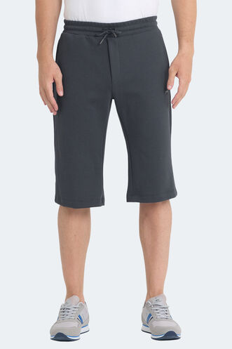 Slazenger VILJA Erkek Şort Koyu Gri - Thumbnail