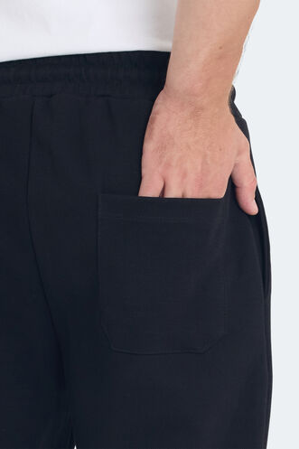 Slazenger VILJA Erkek Şort Siyah - Thumbnail