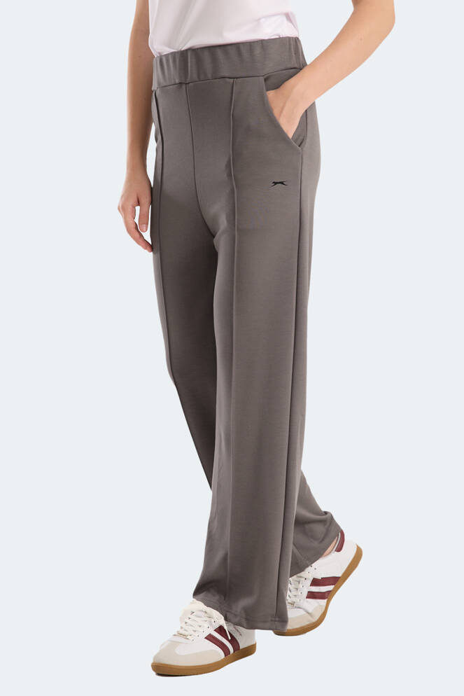 Slazenger VILLE CZG Kadın Bol Paça Koyu Gri Eşofman Altı