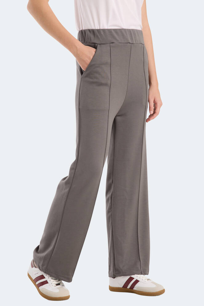 Slazenger VILLE CZG Kadın Bol Paça Koyu Gri Eşofman Altı