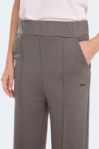 Slazenger VILLE CZG Kadın Bol Paça Koyu Gri Eşofman Altı - Thumbnail