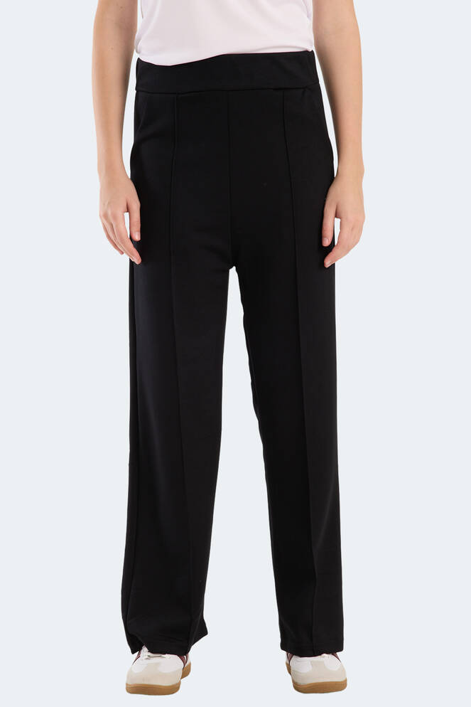 Slazenger VILLE CZG Kadın Bol Paça Siyah Eşofman Altı