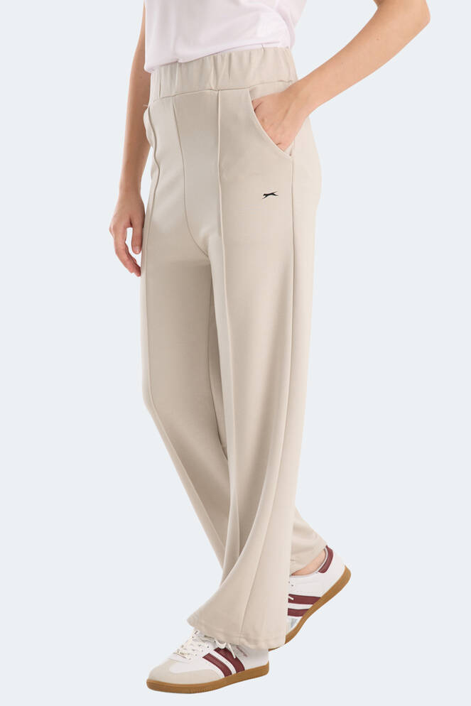 Slazenger VILLE CZG Kadın Bol Paça Taş Gri Eşofman Altı