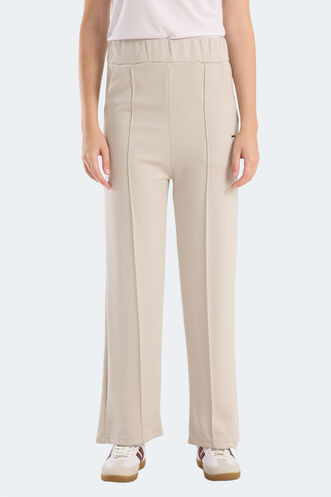 Slazenger VILLE CZG Kadın Bol Paça Taş Gri Eşofman Altı - Thumbnail