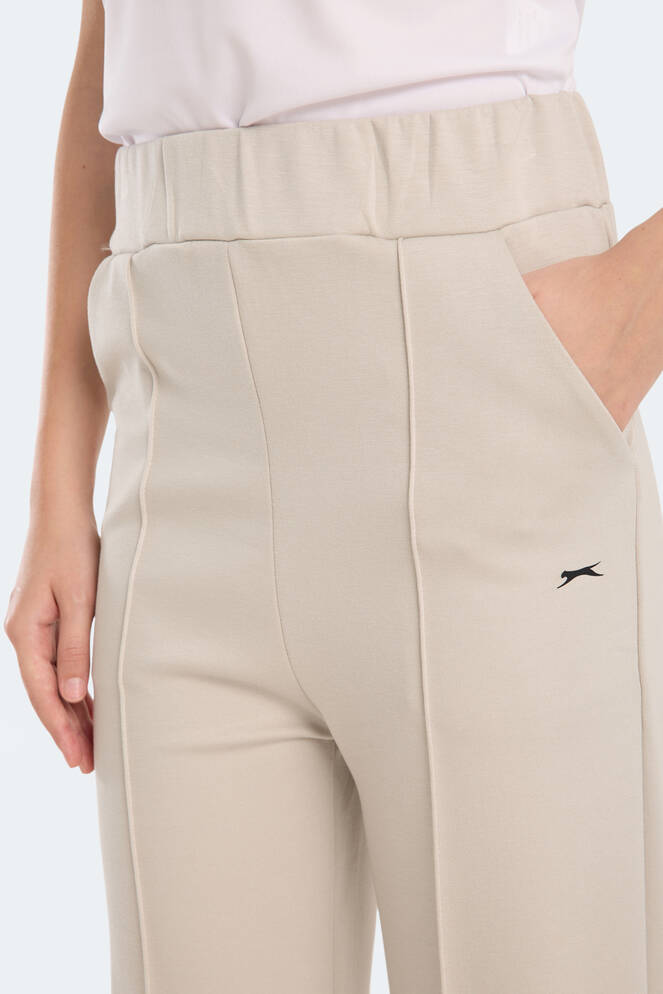 Slazenger VILLE CZG Kadın Bol Paça Taş Gri Eşofman Altı