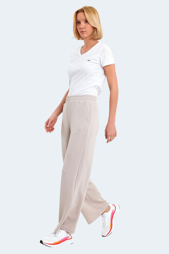 Slazenger VILLE Kadın Eşofman Altı Taş Gri - Thumbnail