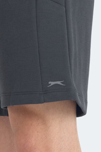 Slazenger VILTE I Erkek Cepli Koyu Gri Şort - Thumbnail
