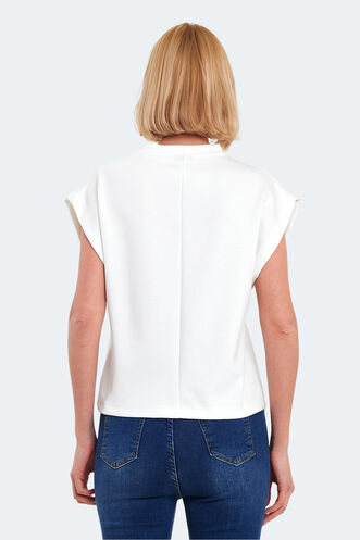 Slazenger VINCENZA Women's T-Shirt Ecru - Thumbnail