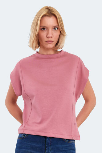 Slazenger VINCENZA Women's T-Shirt Rose - Thumbnail