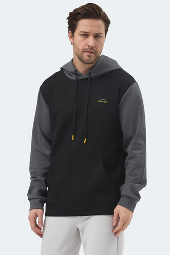 Slazenger VIOLA Men's Sweatshirt Black - Grey - Thumbnail