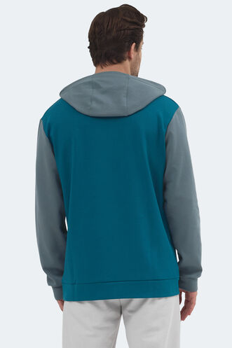 Slazenger VIOLA Men's Sweatshirt Petrol - Thumbnail