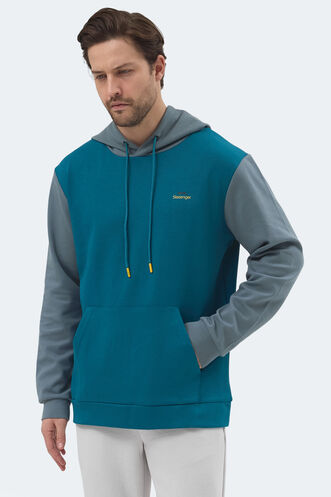 Slazenger VIOLA Men's Sweatshirt Petrol - Thumbnail