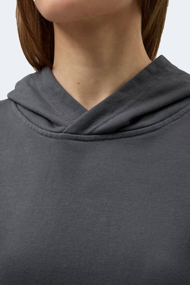 Slazenger VIOLENCE Kadın Sweatshirt Koyu Gri