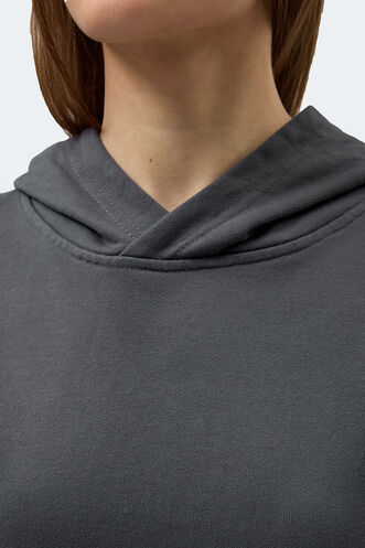 Slazenger VIOLENCE Women's Sweatshirt Dark Grey - Thumbnail